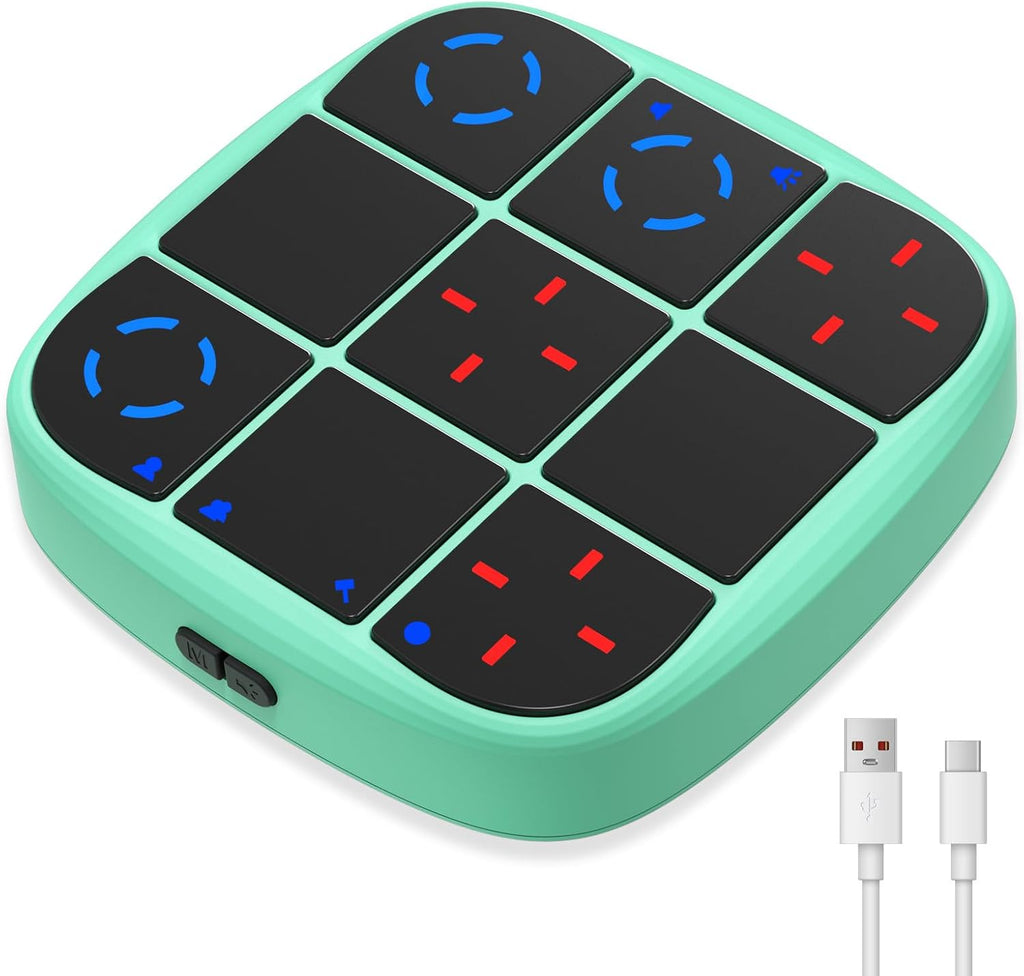 KOQQQ Juego de pernos recargables Tic-Tac-Toe, consola de rompecabe...