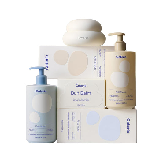 Coterie The Skin Essentials - Set de regalo para bebé, champú de 16...