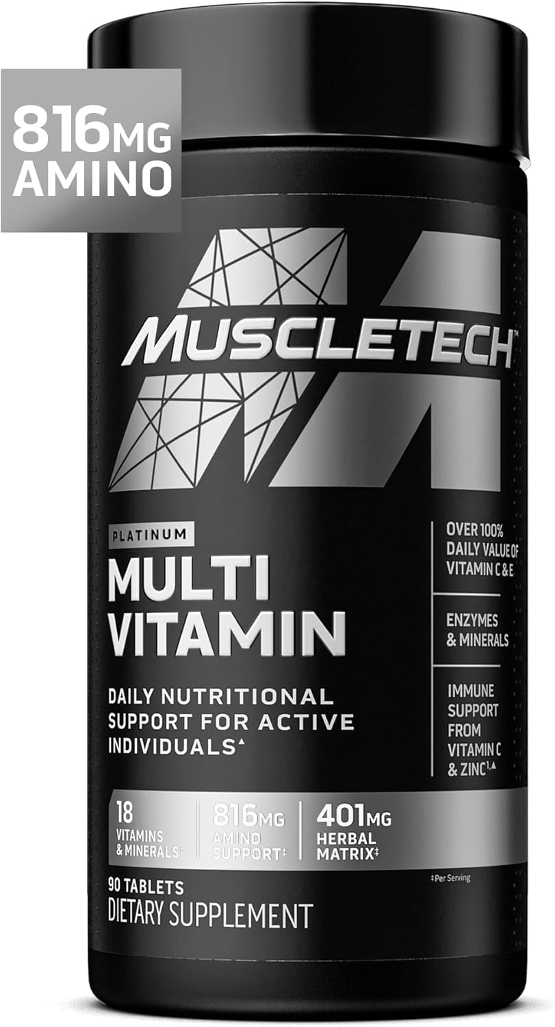 MuscleTech Platinum Multivitamins para Hombres y Mujeres - Suplemen...
