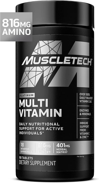 MuscleTech Platinum Multivitamins para Hombres y Mujeres - Suplemen...