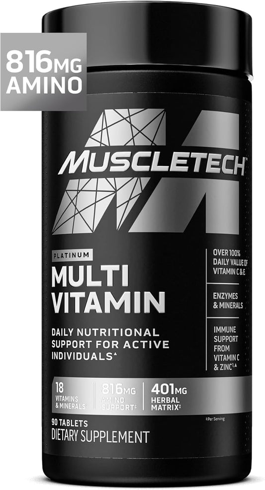 MuscleTech Platinum Multivitamins para Hombres y Mujeres - Suplemen...