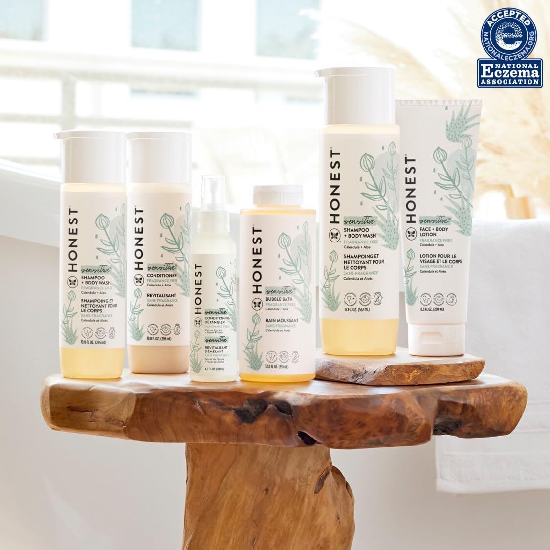 The Honest Company Acondicionador de cabello sin fragancia, desenre...