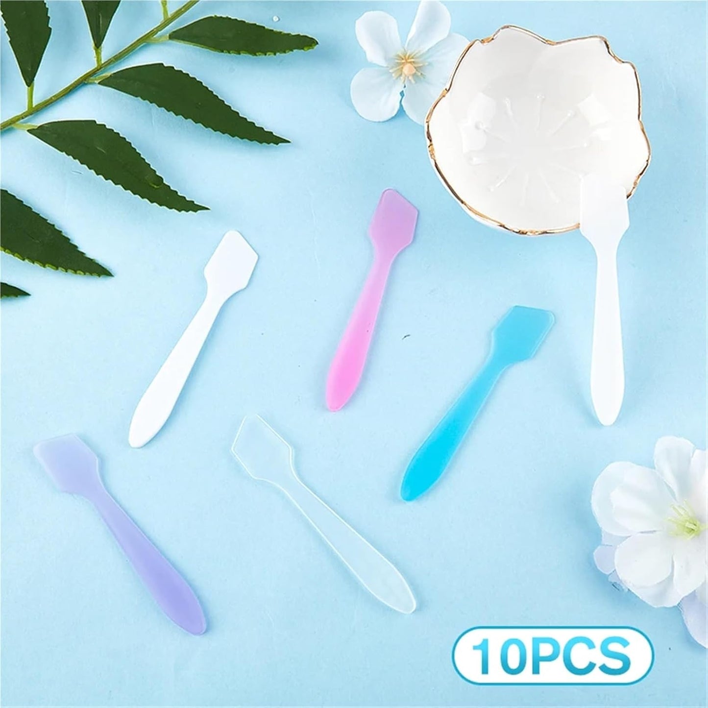Lotion Spatula 100 Pcs Mini Cosmetic Spatulas Scoop Face Cream Make...