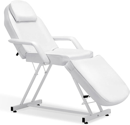 BarberPub Silla de tatuaje ajustable, mesa de tatuaje de 72 pulgada...