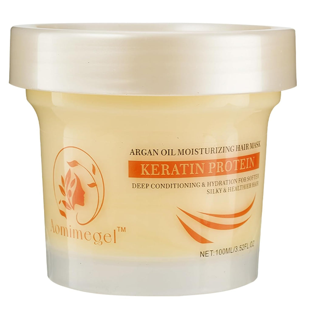 Aomimegel Máscara de cabello de colágeno, máscara de cabello con ac...