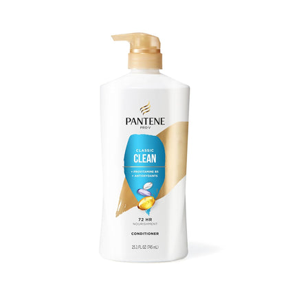 Pantene Juego de champú y acondicionador, Classic Clean - Nutriente...