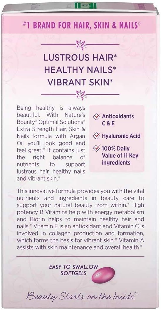 Nature's Bounty Optimal Solutions - Cápsulas blandas extra fuer...