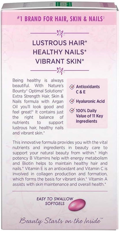 Nature's Bounty Optimal Solutions - Cápsulas blandas extra fuer...