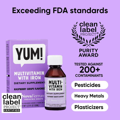 Suplemento multivitamínico NovaFerrum con hierro para bebés y niños...