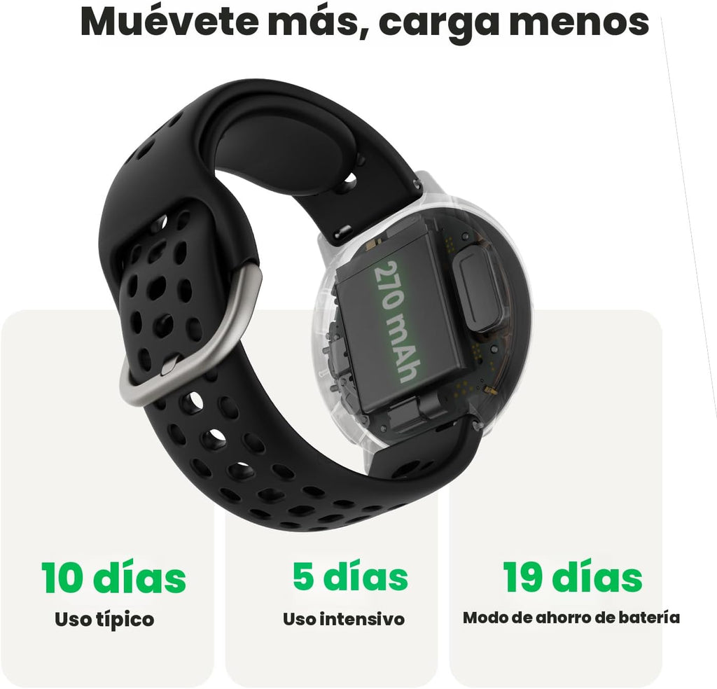 Amazfit Active 2 Sport - Reloj inteligente para Android y iPhone, 4...