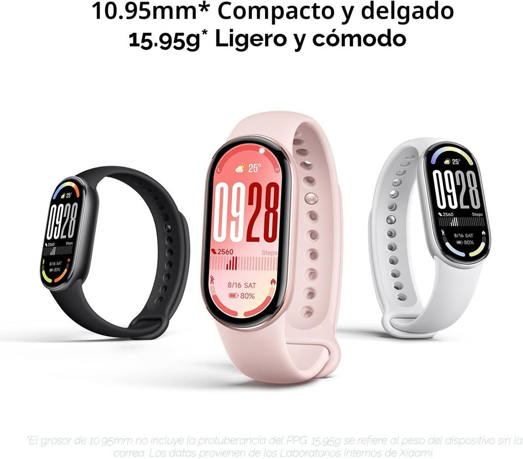 XIAOMI Mi Smart Band 10 (2025) Versión Global - Pantalla AMOLED de...