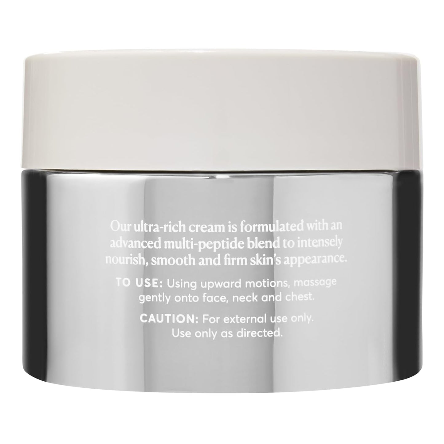 Naturium Crema rica en múltiples péptidos, hidratante y nutritiva para ayudar a la aparición de líneas finas y arrugas, vegana y libre de crueldad, 1.7 onzas