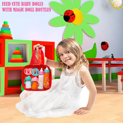 fash n kolor My Sweet Baby - Juego de alimentación para muñecas des...