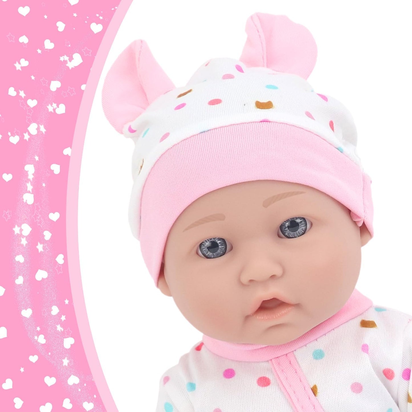 ZITA ELEMENT Juego de cesta de dormir de muñeca de 12 pulgadas en c...