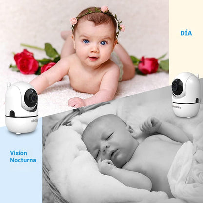 HelloBaby Monitor de Bebé Mejorado de 5'' con Batería de 30...