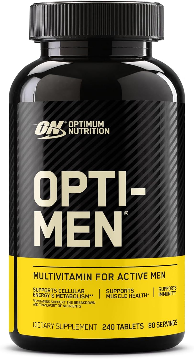 Optimum Nutrition Opti-Men - Multivitamínico diario para hombres, s...