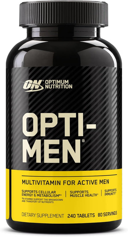 Optimum Nutrition Opti-Men - Multivitamínico diario para hombres, s...