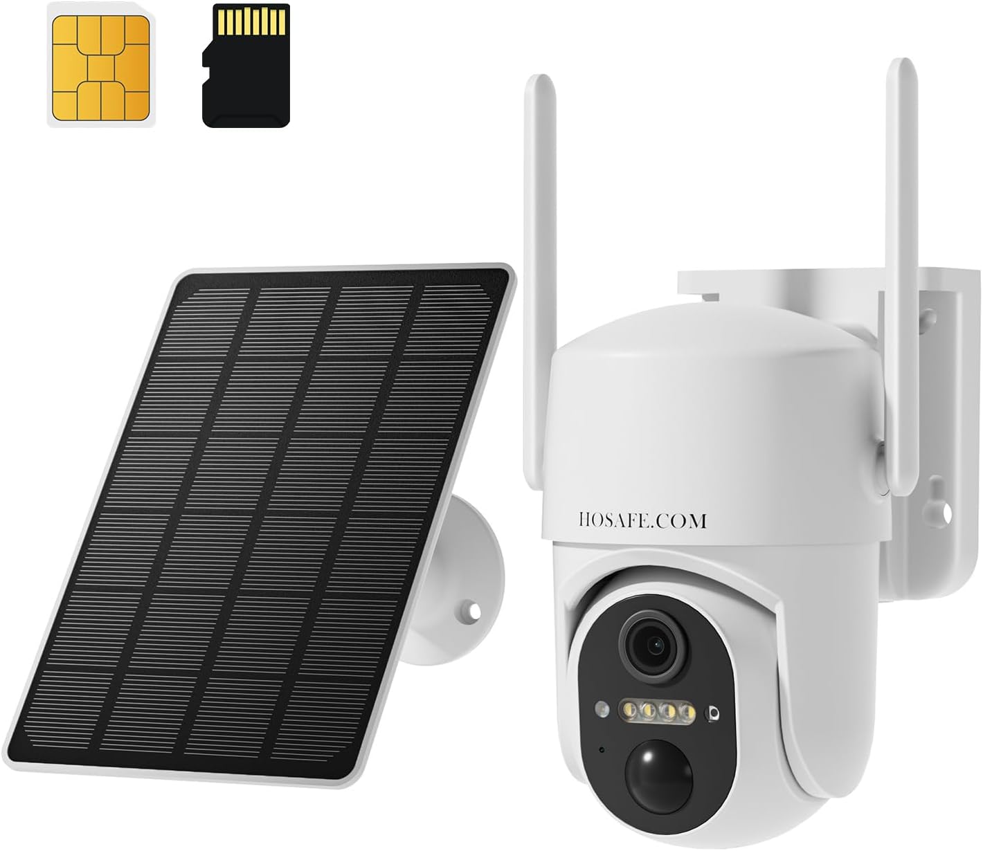 Cámara de seguridad solar celular 4G LTE inalámbrica para exteriore...