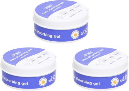 Ubbi Paquete económico de gel absorbente de olores con aroma a limó...