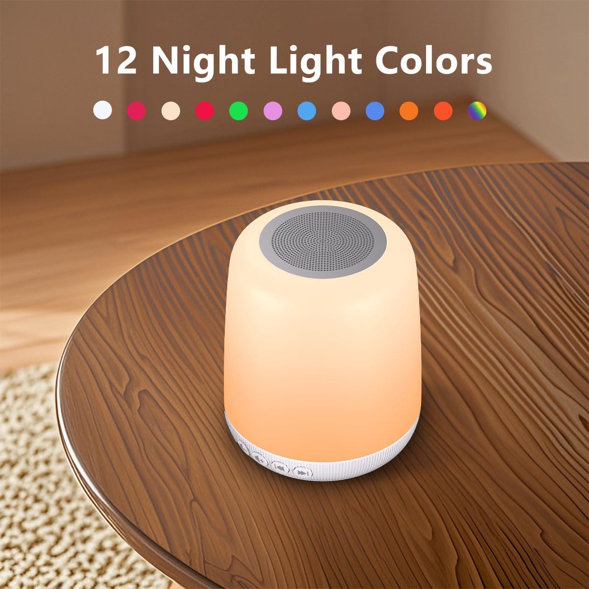Máquina de sonido de ruido blanco para dormir, máquina de sonido po...
