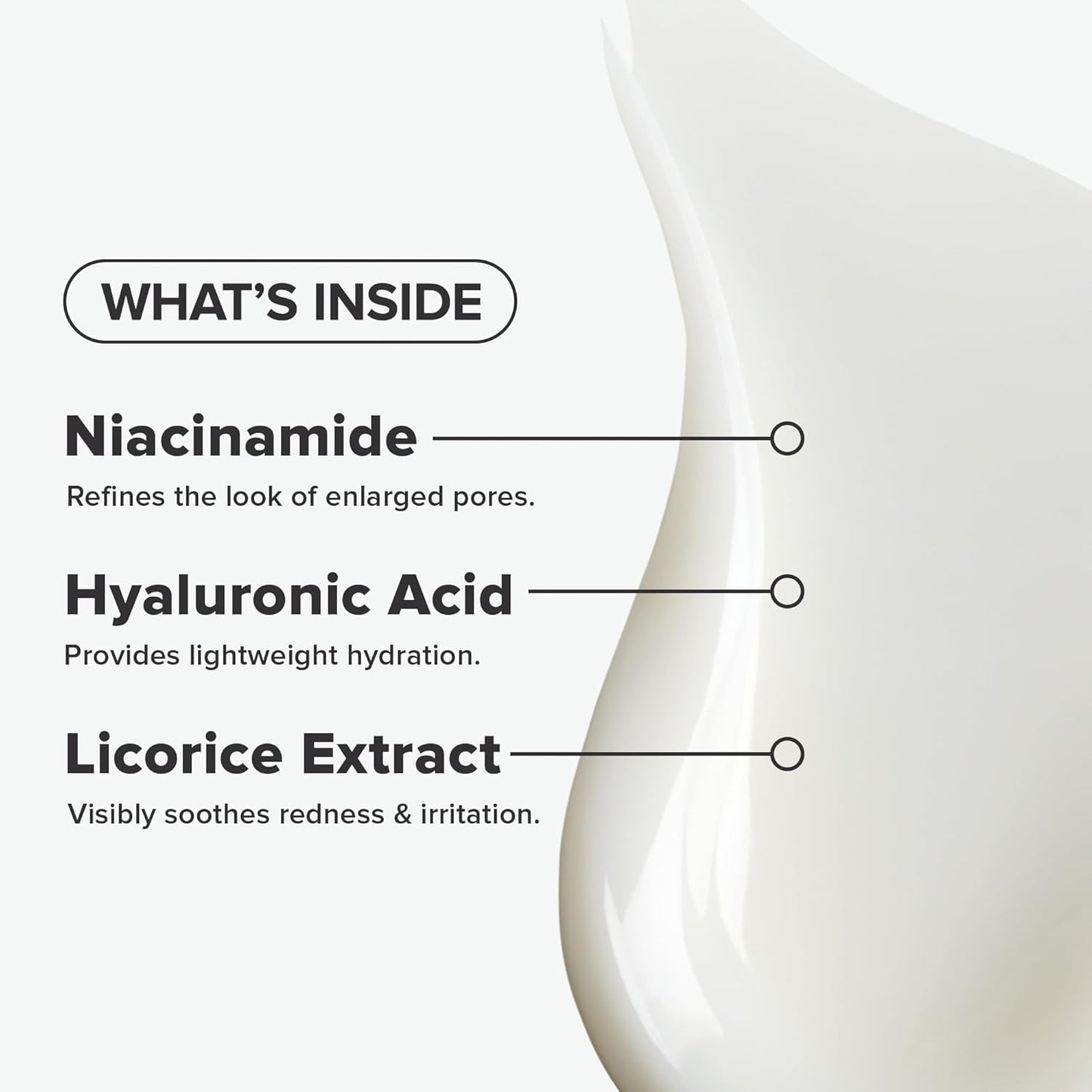 Paula's Choice CLEAR Hidratante facial sin aceite, crema facial ligera para piel propensa al acné, ácido hialurónico, niacinamida que minimiza los poros, antioxidantes calmantes, calma el