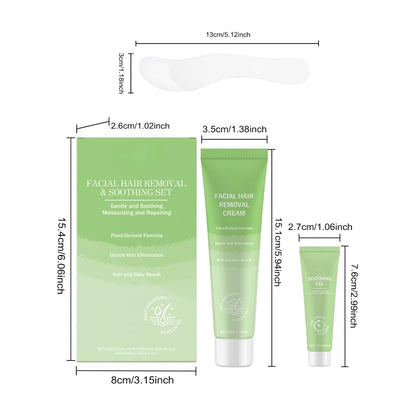 Facial &amp; Body Hair Removal Set, Cool Sensation, Smooth Tight Sk...