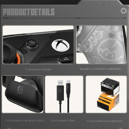 GameSir G7 Pro Wireless Gaming Controller - Officially Licensed for Xbox Series X|S, Xbox One, Windows PC & Android, TMR Joysticks, 1000Hz Polling Rate, Charging Station - Zenless Zone Zero Edition