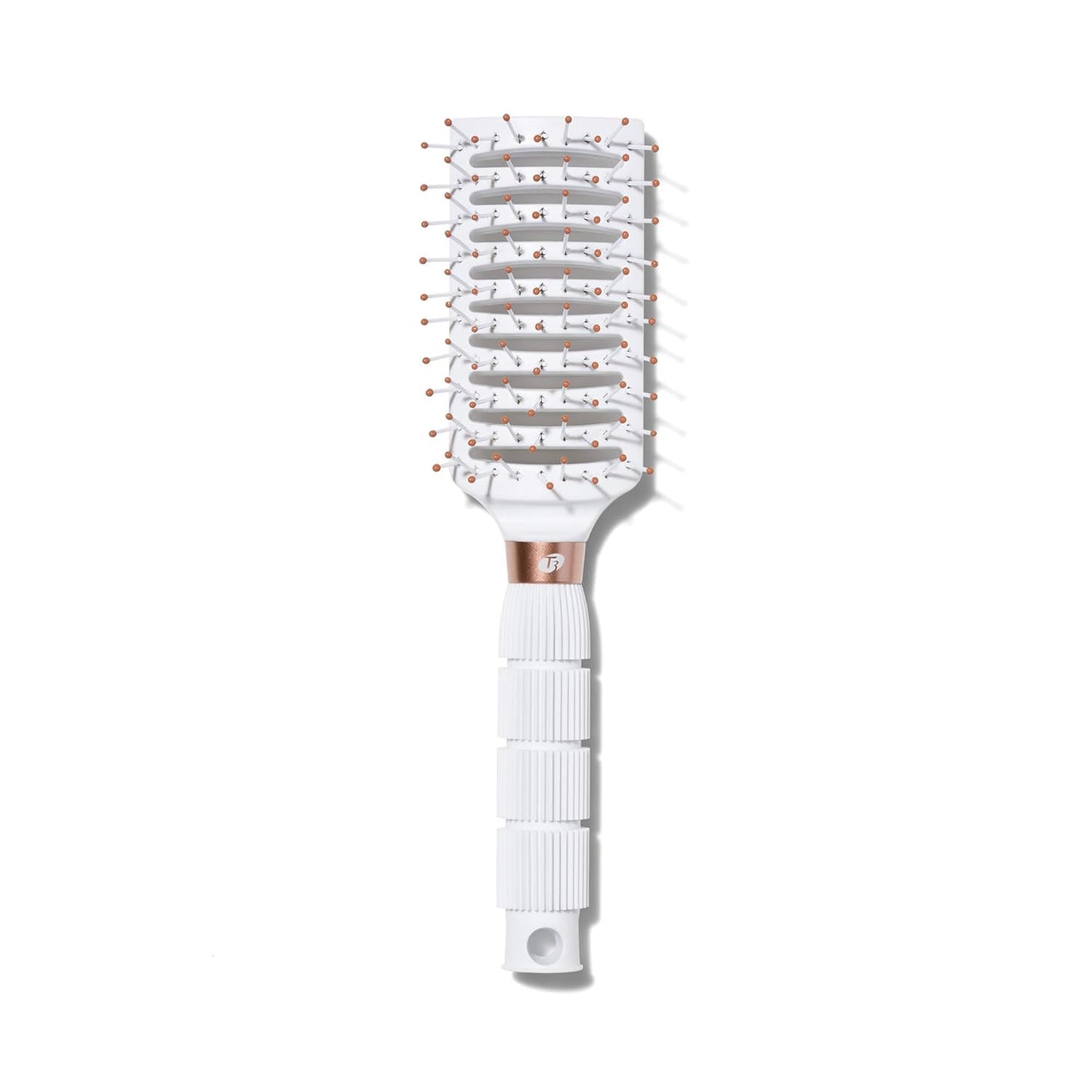 T3 Cepillo para el cabello con ventilación seca | Cepillo desenredante ventilado para un secado rápido | Cerdas resistentes al calor