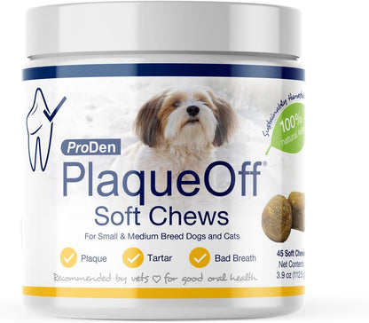 ProDen PlaqueOff masticables con algas orgánicas - para perros y ga...