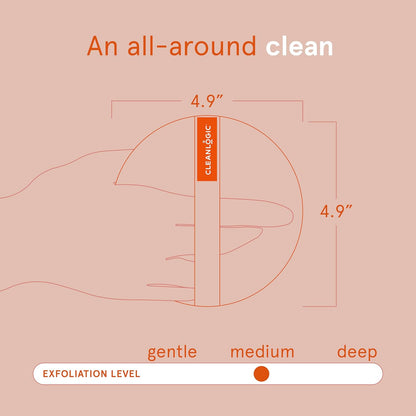 Cleanlogic Exfoliante corporal para baño y cuerpo, herramienta exfo...