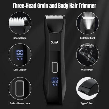 Recortador corporal y de testículos Manscape para hombres, recortad...