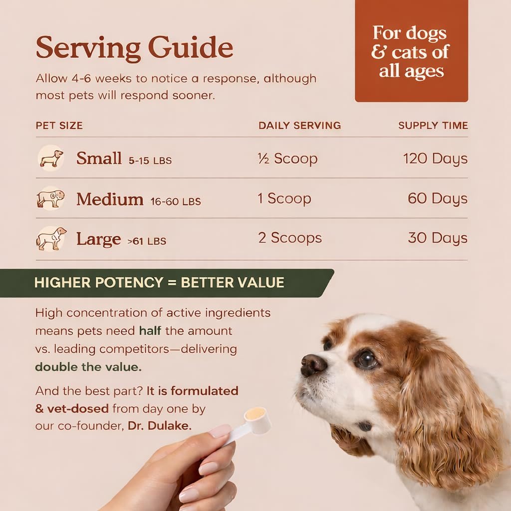 Fera Pets Probióticos para Perros y Gatos con Prebióticos - Orgánic...
