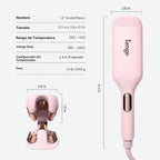 L'ANGE Hair SculptWaver Titanio Onda Profunda | Engarzadora de pelo...