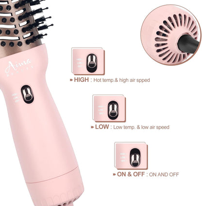 Aima Beauty Worldwide - Cepillo secador de pelo de viaje de 110 V-2...