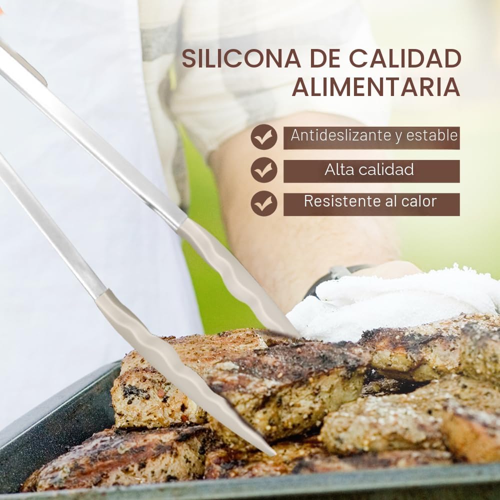 Juego de utensilios de cocina - Utensilios de cocina de silicona -...