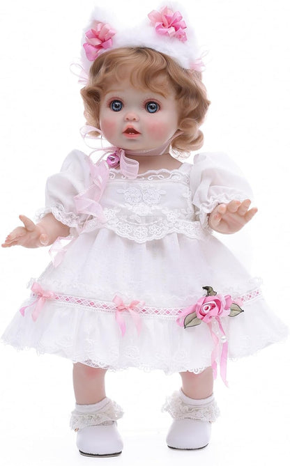 Cloveray Muñeca Bebé, Muñeca Reborn Toddler Realista de 18 Pulgadas...