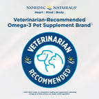 Nordic Naturals Omega-3 para mascotas, sin sabor - 90 cápsulas blan...
