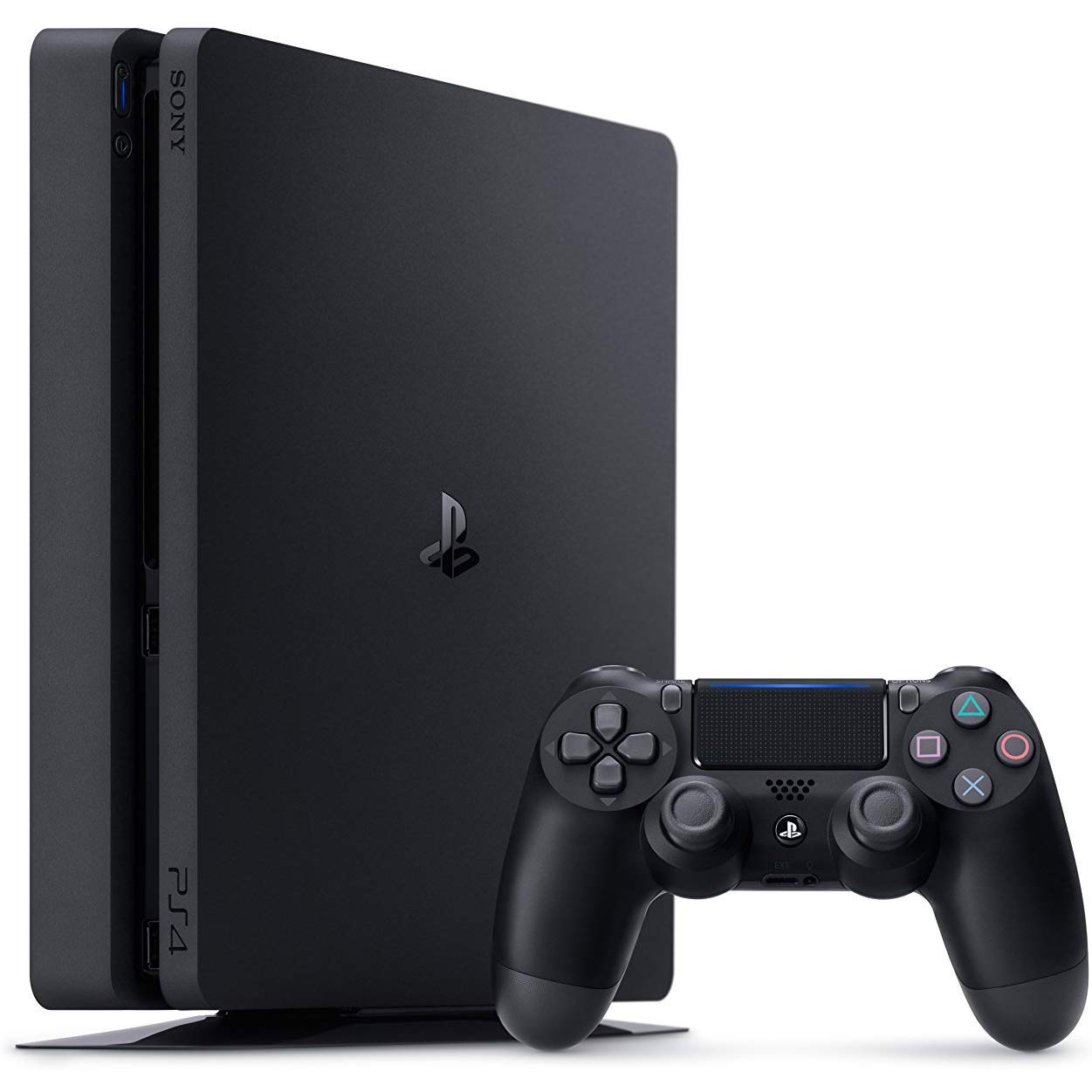 Sony Playstation 4 Slim(CUH-2215B) 1TB Core with Starter Pack Bundle-(Jet Black)