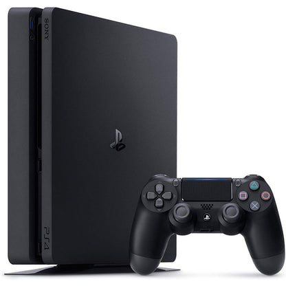 Sony Playstation 4 Slim(CUH-2215B) 1TB Core with Starter Pack Bundle-(Jet Black)