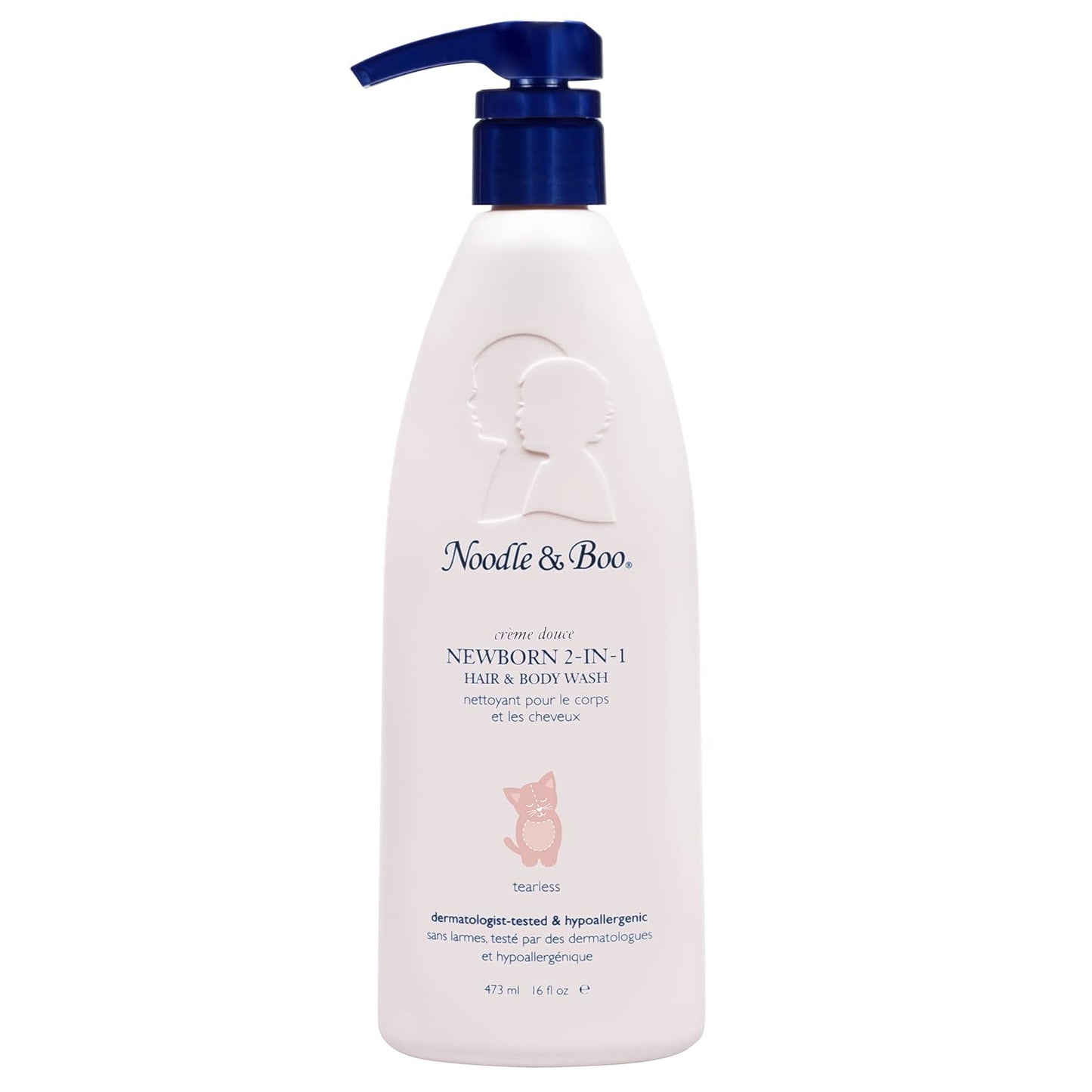 Noodle &amp; Boo Gel de baño y cabello 2 en 1 para recién nacidos