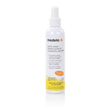Medela Extractor de leche de limpieza rápida y accesorio desinfecta...