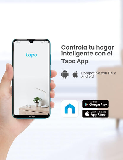 TP-Link Tapo - Cámara de seguridad interior de 1080P para monitor d...
