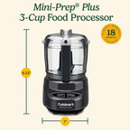 Cuisinart Mini Prep Plus - Procesador de alimentos, procesador de a...