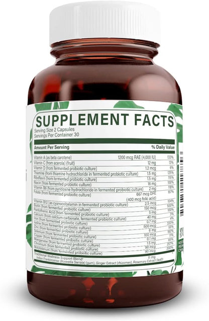 Natural Nutra Multivitamínico completo y mineral integral para muje...