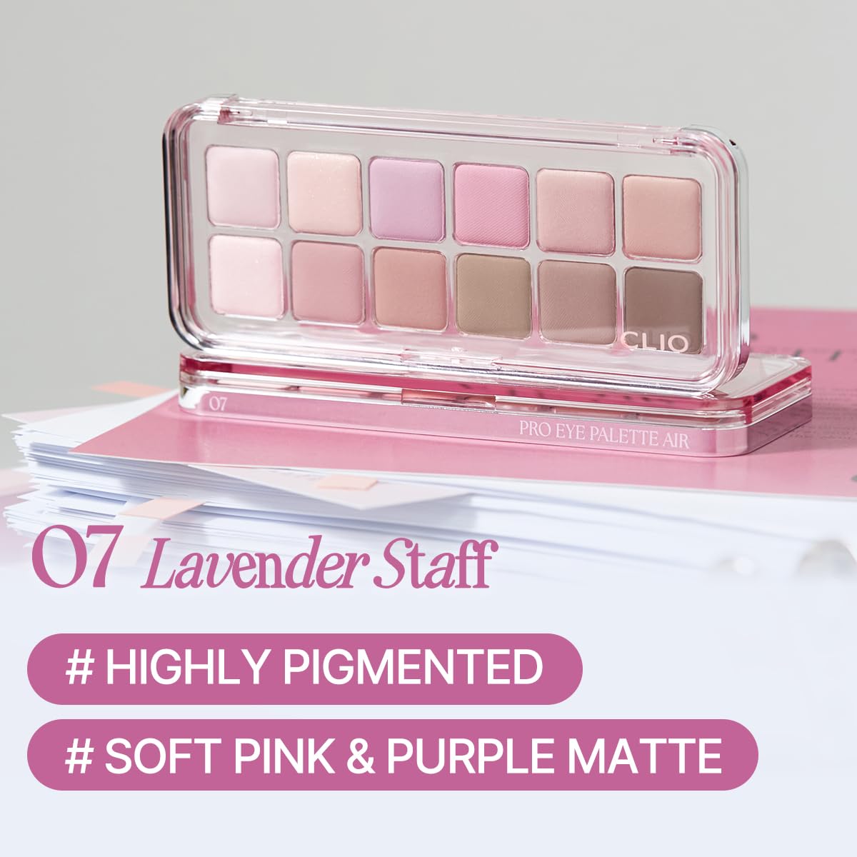 CLIO PRO Paleta de Sombras de Ojos Air (07 LAVENDER STAFF)