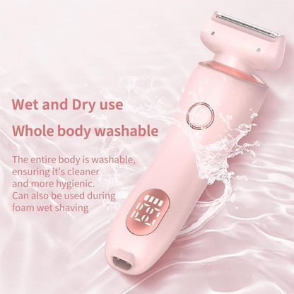 Maquinilla de afeitar eléctrica para mujer, removedor de pelo recar...