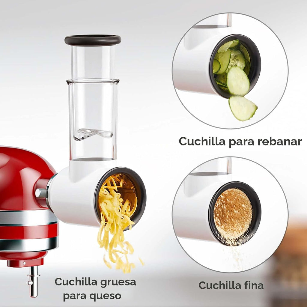 Accesorios para molinillo de carne y triturador de rodajas para mez...