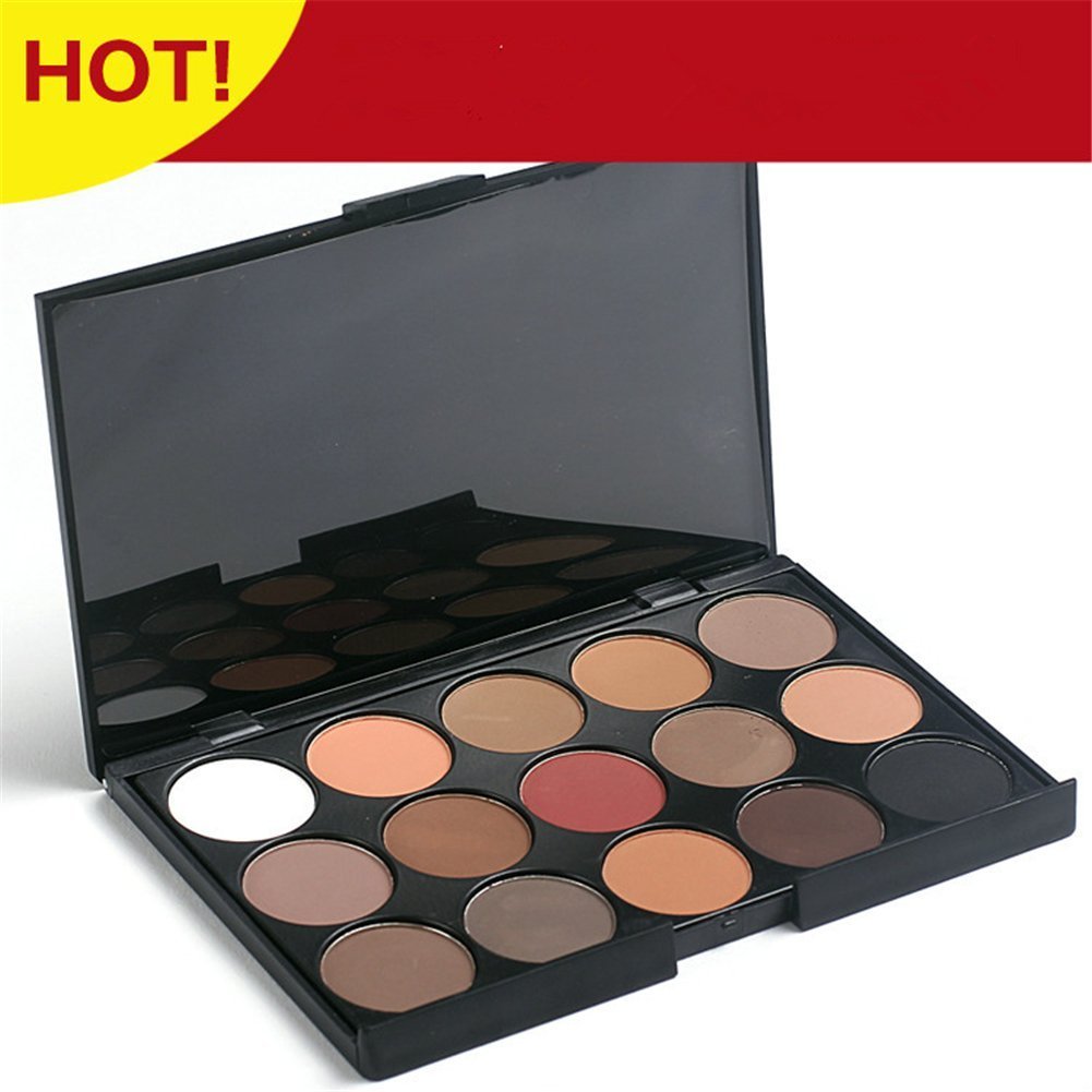 Pure Vie Paleta de sombra de ojos profesional con reflejos y kit de...