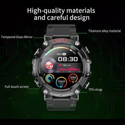 UYRGT Reloj inteligente con auriculares, para teléfono iOS y Androi...