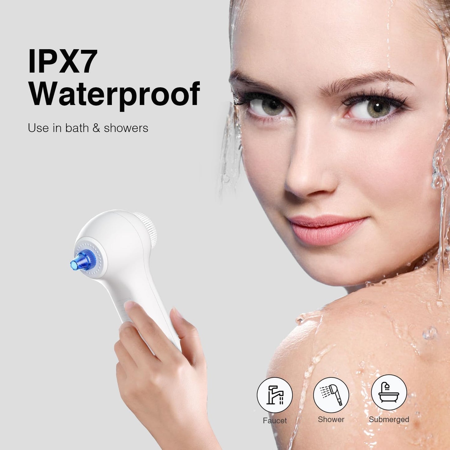 UMICKOO Exfoliante y Limpiador Facial con Pantalla LCD, Cepillo de...